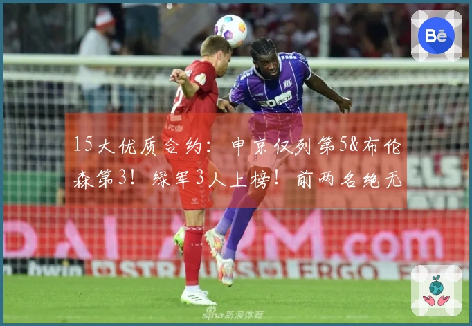 15大优质合约：申京仅列第5&布伦森第3！绿军3人上榜！前两名绝无仅有